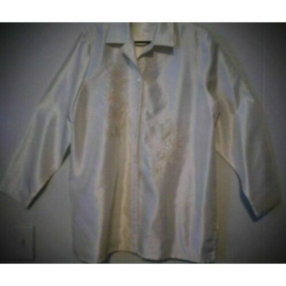 Allison Daley Women's Shirt Size 16 Long Sleeve